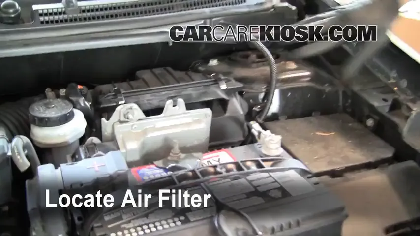 2008 Nissan Sentra S 2.0L 4 Cyl. Air Filter (Engine) Replace
